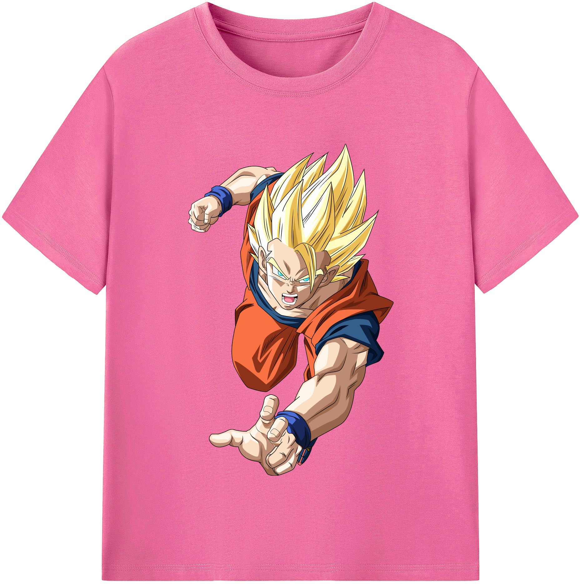 （画像用） ドラゴンボール 孫 悟飯（そんごはん）DRAGON BALL Son Gohan レディースカジュアルプリントTシャツ（綿100％）